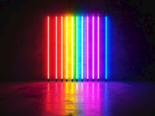炫彩霓虹灯管灯光艺术