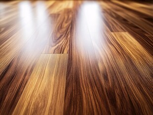 光亮实木地板纹理特写