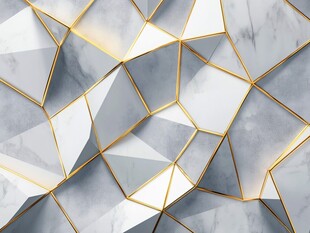 大理石几何金框墙面纹理