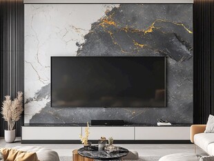 现代简约风电视背景墙设计