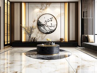 新中式客厅优雅空间格调