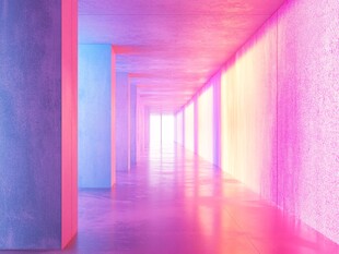 梦幻炫彩光影长廊