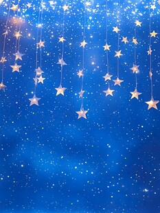 梦幻蓝星背景图