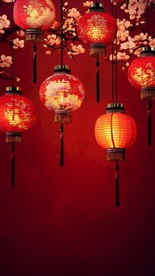 红灯笼高挂 尽显中式韵味