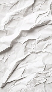 皱巴巴的白色纸张纹理