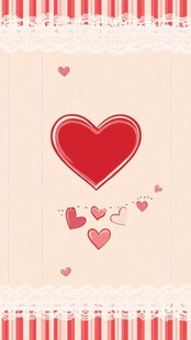 浪漫爱心背景图