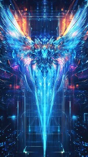 幻彩机械羽翼科技幻想图景