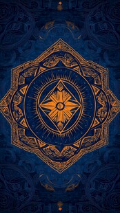 神秘复古风几何图案图腾