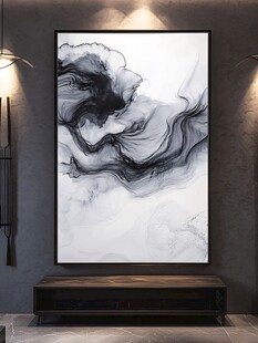 水墨抽象画 现代家居装饰