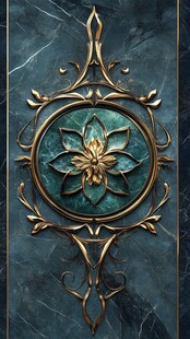 复古奢华金属花纹装饰图案