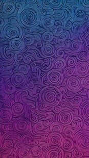 梦幻渐变螺旋花纹背景图