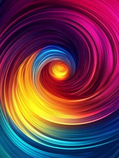 炫彩螺旋动感抽象背景图
