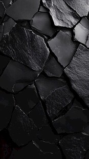 黑色碎岩石纹理背景图