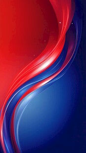 红蓝渐变流体动感背景图