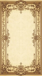 欧式复古花纹边框装饰图