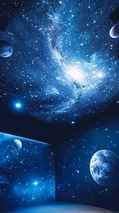 梦幻星空主题室内场景