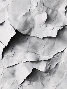 皱巴巴的破损纸张纹理