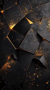 黑金碎裂特效背景图