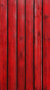 红色木板墙纹理特写