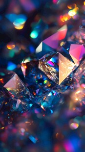 璀璨多彩钻石梦幻视觉盛宴
