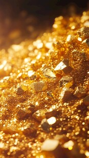 璀璨金粒 闪耀财富之光