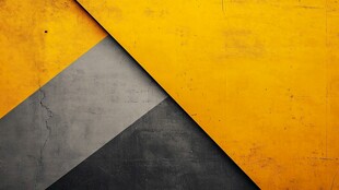 黄灰黑三色拼接几何背景