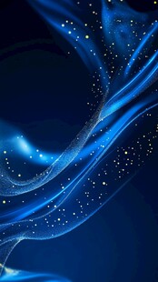蓝色梦幻流光背景图