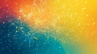 炫彩网络科技背景图案