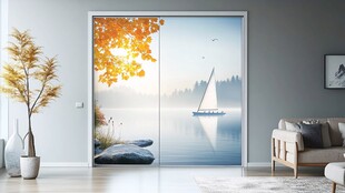 秋日湖景移门 打造温馨空间