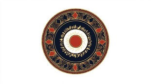 圆形传统花纹图案设计