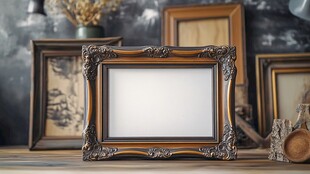 复古相框摆件 尽显典雅格调