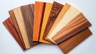 多样木纹板材展示