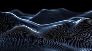 科技感数据波动抽象背景图