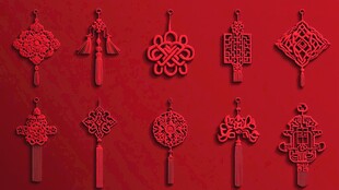 中国红传统吉祥挂饰集合