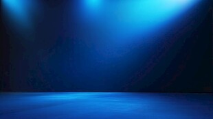 蓝色梦幻舞台灯光背景