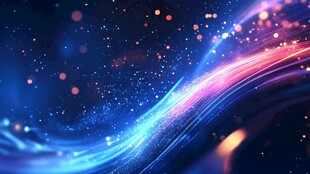 梦幻炫彩科技动感背景图