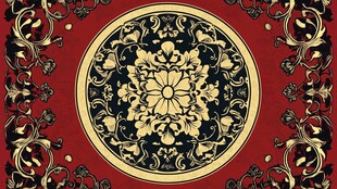 中式传统花纹圆形装饰图案