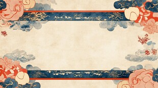 古风中式传统花纹背景图