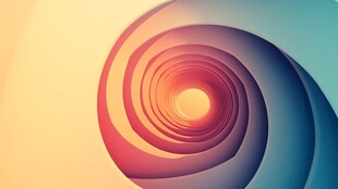 炫彩螺旋几何图形背景