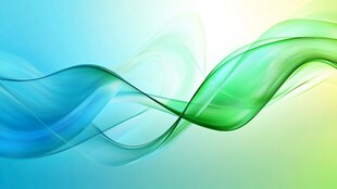 梦幻渐变色彩动感波浪背景