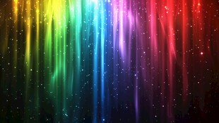 梦幻炫彩极光背景图