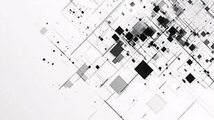 黑白几何线条抽象背景图