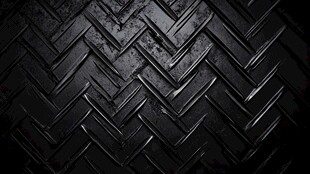 黑色金属菱格纹理背景