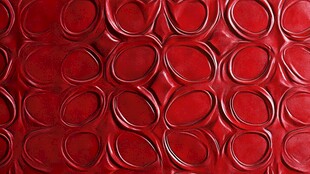 红色立体椭圆纹理背景