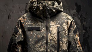 迷彩连帽户外冲锋夹克