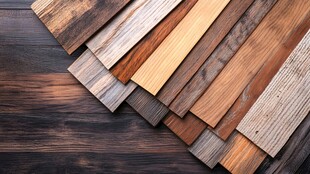 多样木地板样品展示