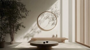 禅意中式茶室静谧空间