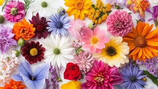 缤纷多彩花卉大集合