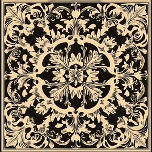 复古巴洛克风格花纹图案