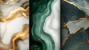 三张精美大理石纹理图案